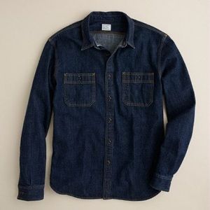 J crew light weight denim shirt/ jacket